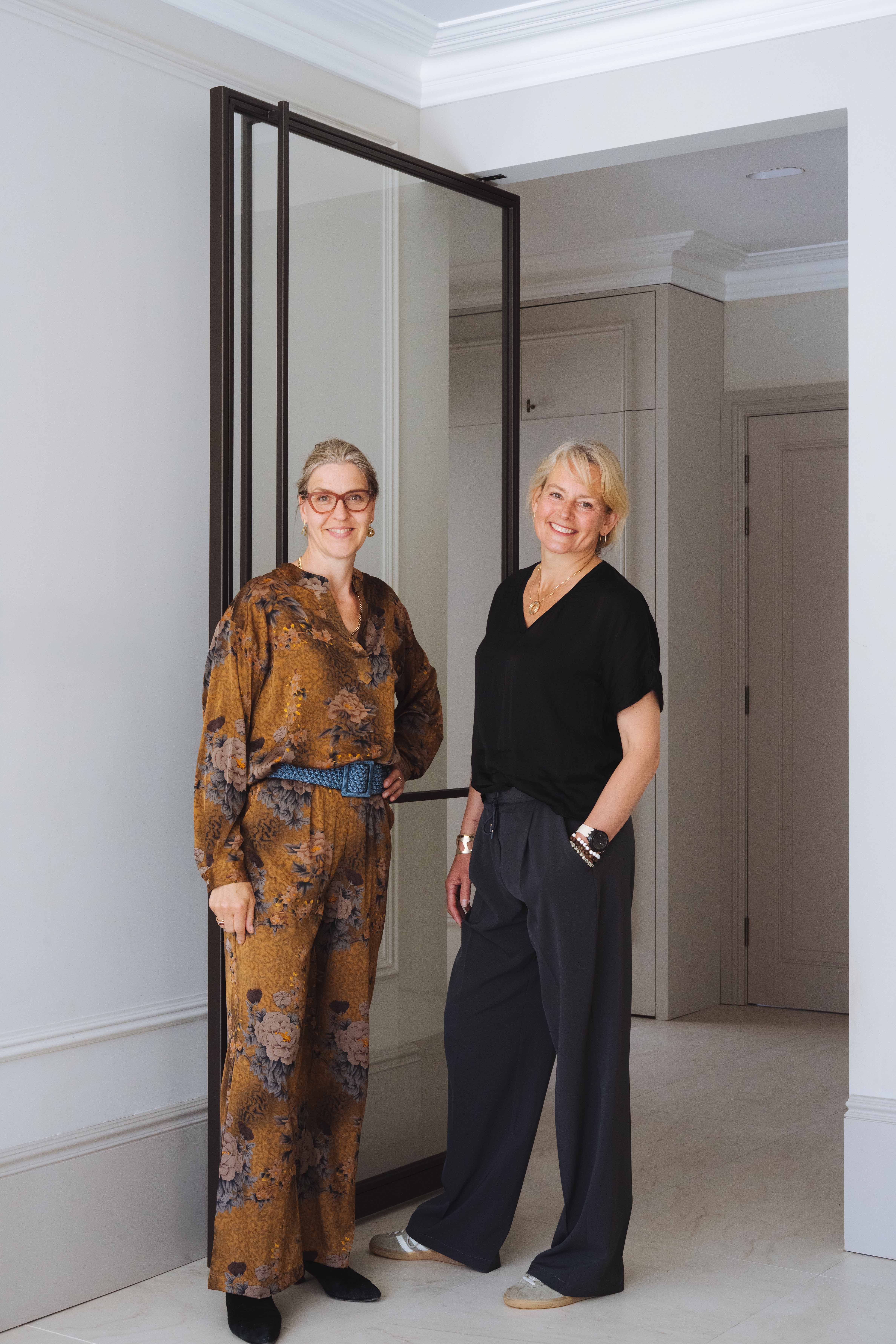 Studio Onesta founders Renate van Beynum and Anna Eerdmans in the studio.